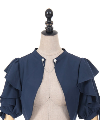 Frill Short Sleeve Short Bolero