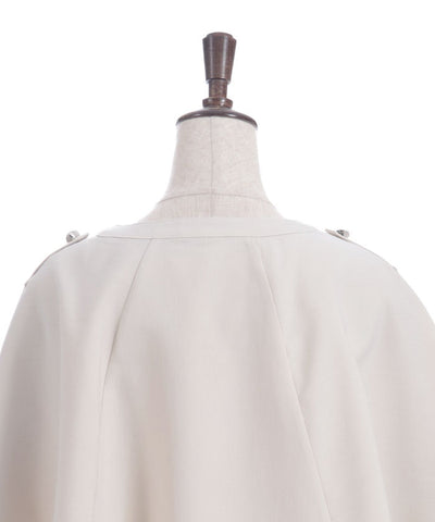 Double Rose Button Cape with Chain