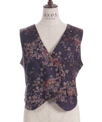 Floral Print Vest