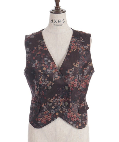 Floral Print Vest