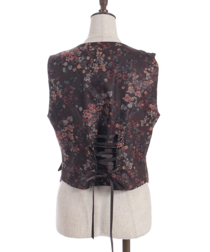 Floral Print Vest
