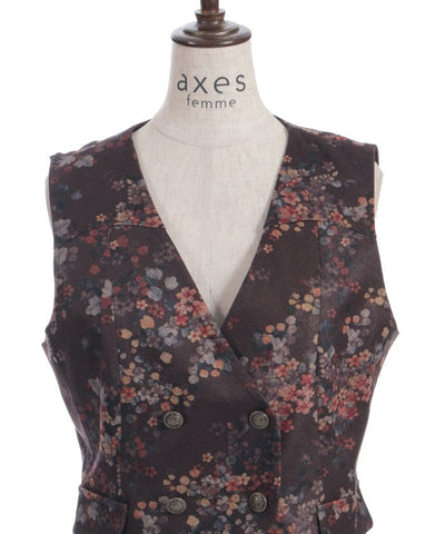 Floral Print Vest
