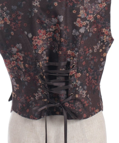 Floral Print Vest