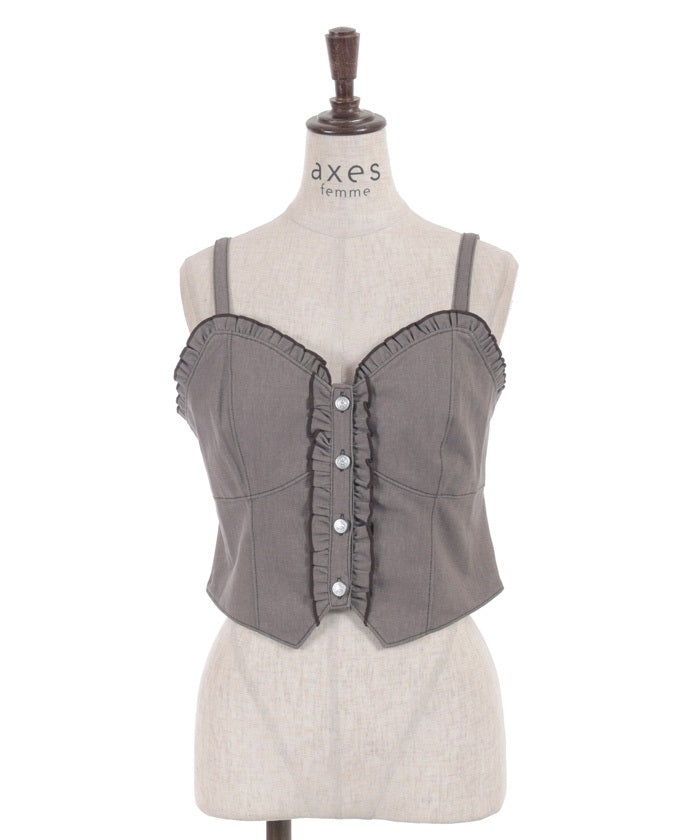 Frill Bustier – axes femme from JAPAN