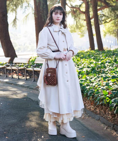 Back Frill Trench Coat (Pre-order)