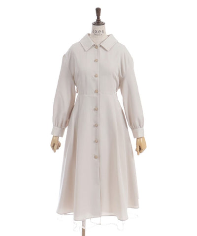 Back Frill Trench Coat (Pre-order)