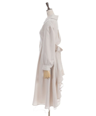 Back Frill Trench Coat (Pre-order)