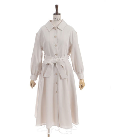 Back Frill Trench Coat (Pre-order)