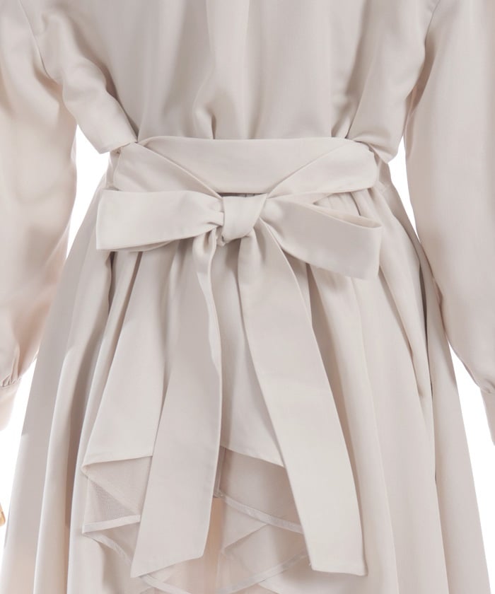 Back Frill Trench Coat (Pre-order)