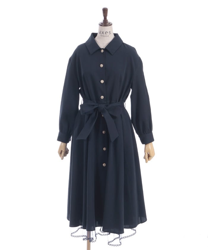 Back Frill Trench Coat (Pre-order)