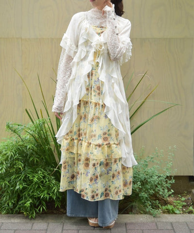 Ruffle Frill Gown