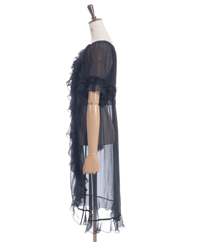 Ruffle Frill Gown