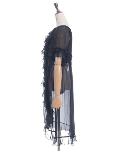 Ruffle Frill Gown