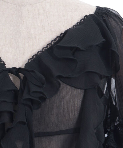 Ruffle Frill Gown