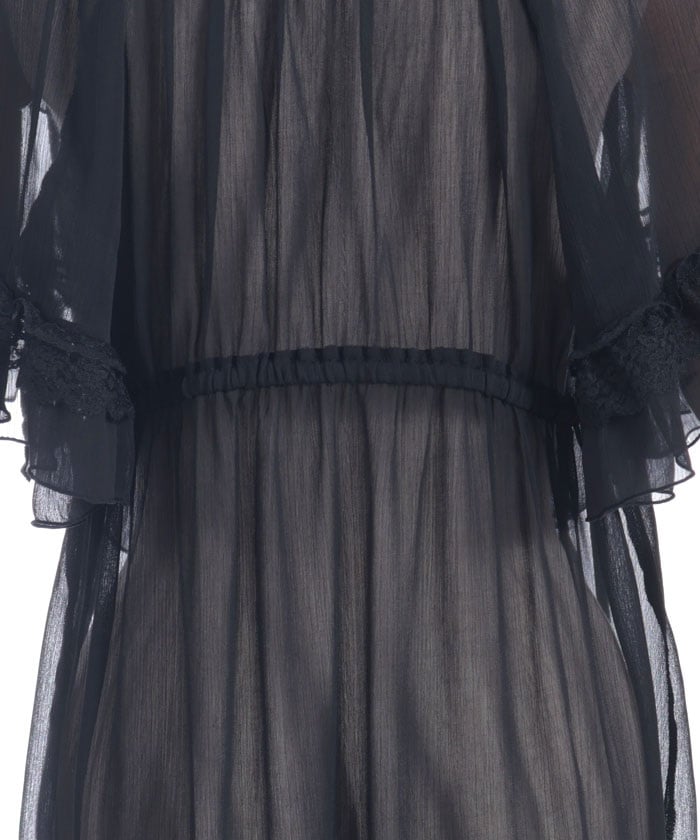 Ruffle Frill Gown