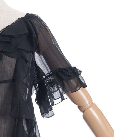 Ruffle Frill Gown