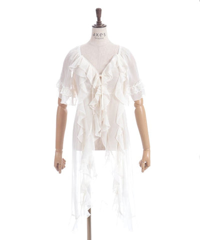 Ruffle Frill Gown