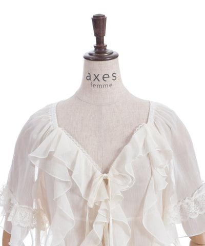 Ruffle Frill Gown