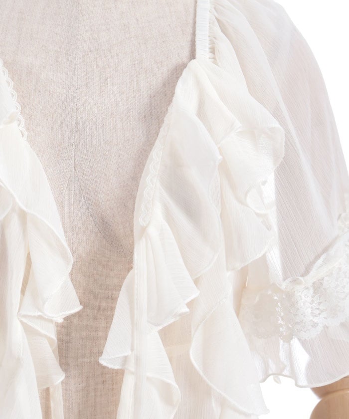 Ruffle Frill Gown