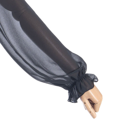 Off-Shoulder Chiffon Bolero