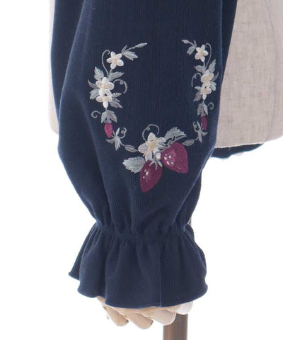 Strawberry Embroidery Bolero