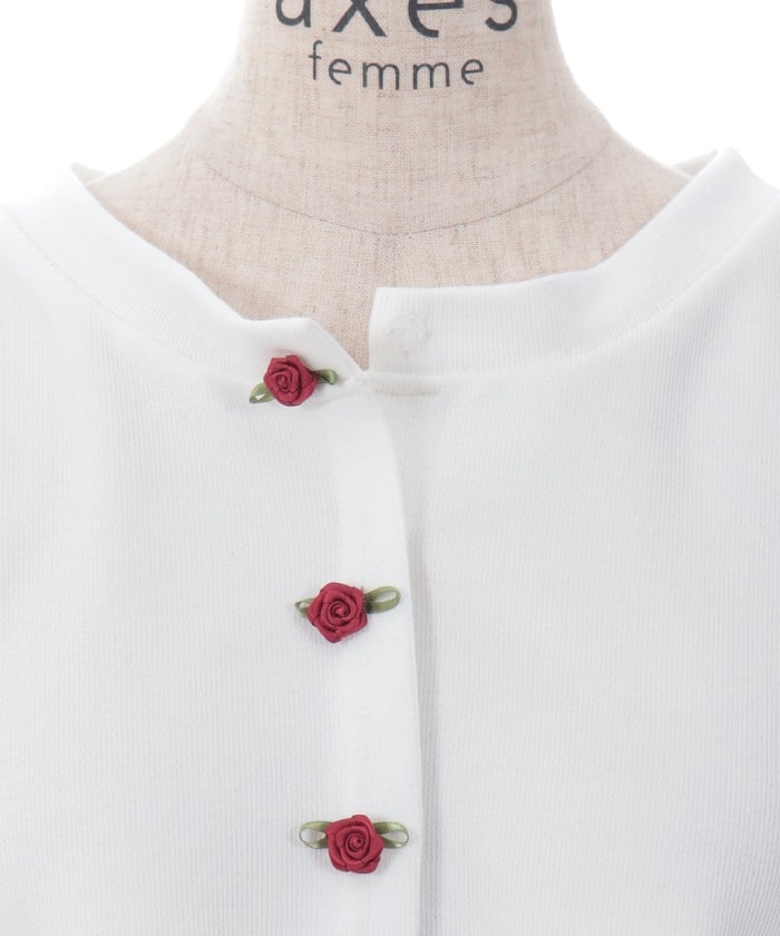 Strawberry Embroidery Bolero