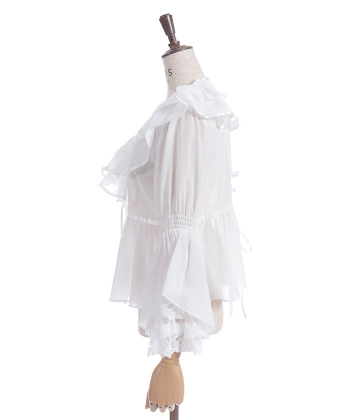 Lace Sleeve Frill Bolero – axes femme from JAPAN