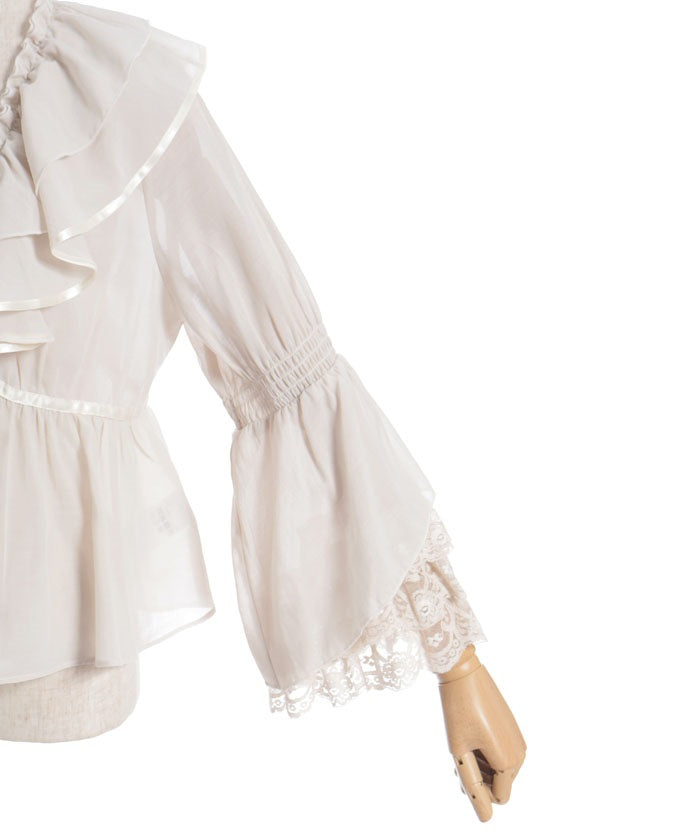 Lace Sleeve Frill Bolero – axes femme from JAPAN