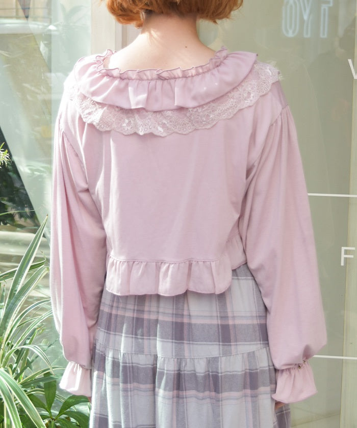 Frill Cut-and-Sewn Bolero – axes femme from JAPAN