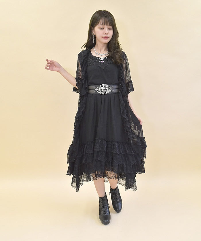 Frill Lace Gown – axes femme from JAPAN