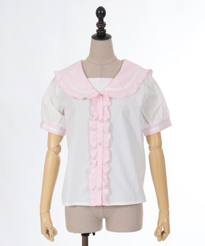 Sailor Collar Blouse