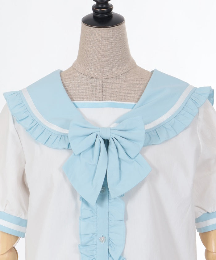 Sailor Collar Blouse