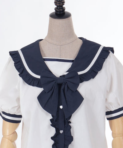 Sailor Collar Blouse