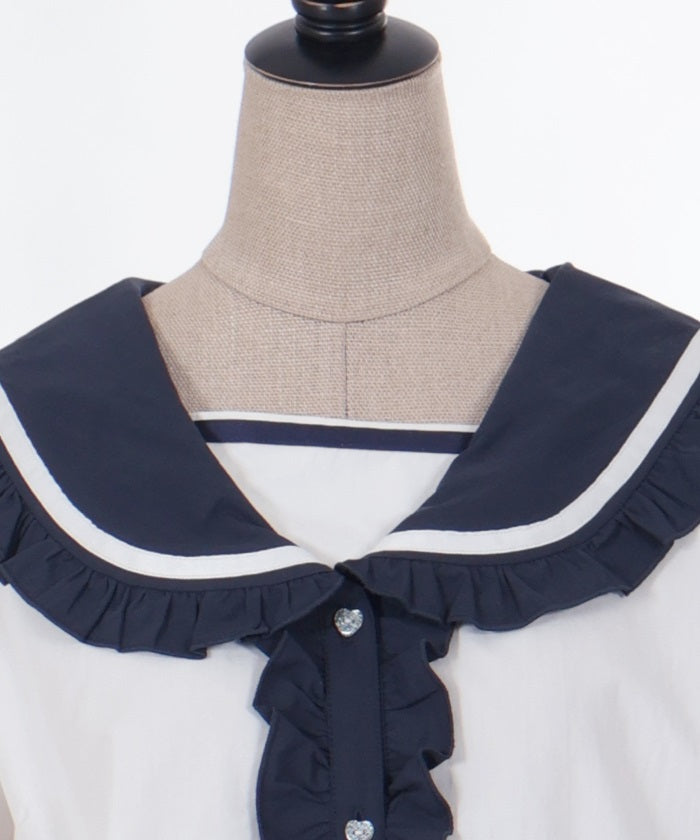 Sailor Collar Blouse