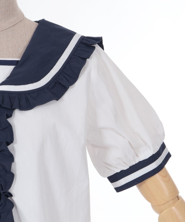 Sailor Collar Blouse