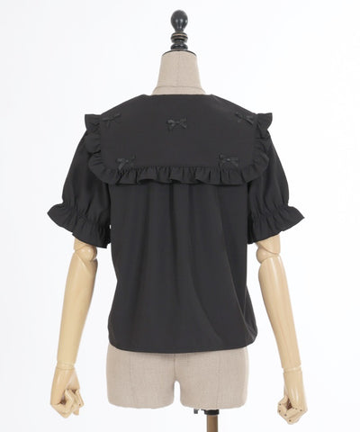 Petit Ribbon Big Collar Blouse