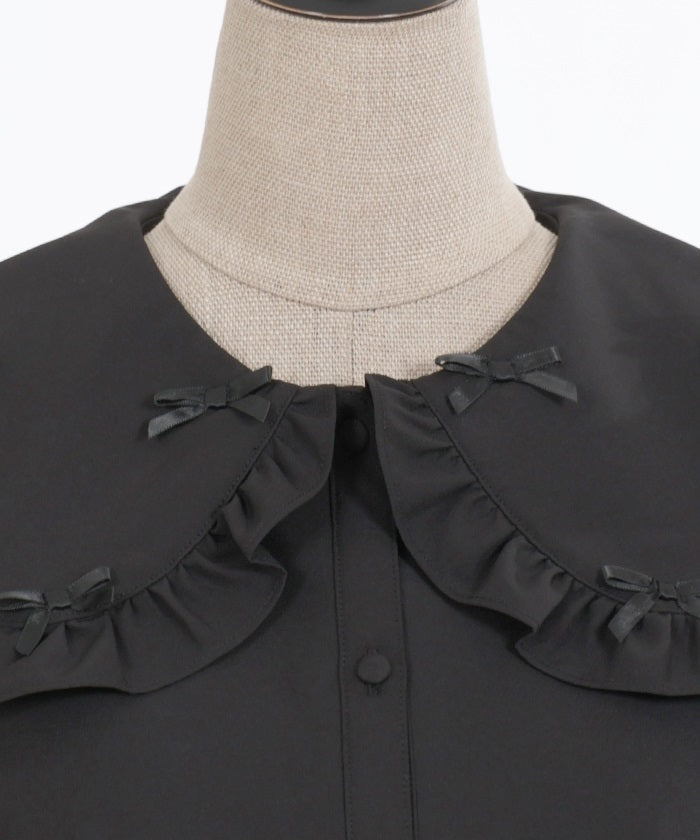 Petit Ribbon Big Collar Blouse