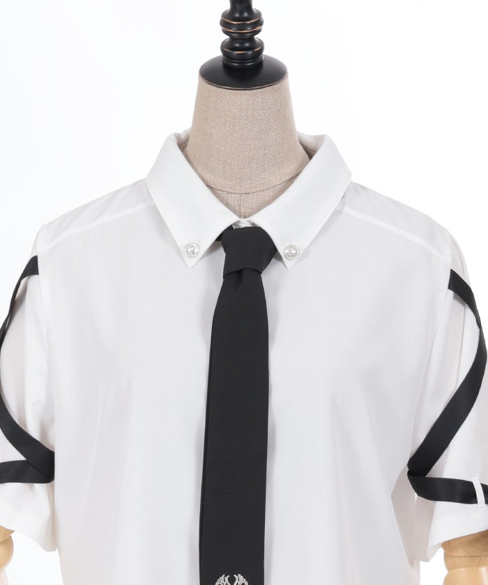 Lace-Up Design Shirt