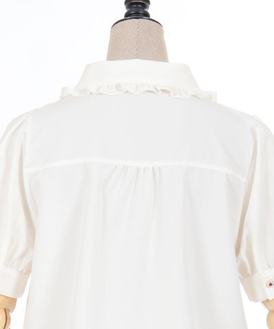 Mad Tea Party Embroidery Blouse