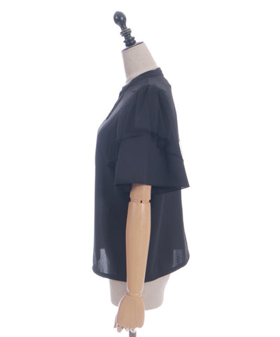 Frill Sleeve Short-Sleeved Blouse
