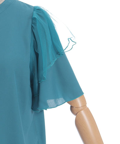 Frill Sleeve Short-Sleeved Blouse