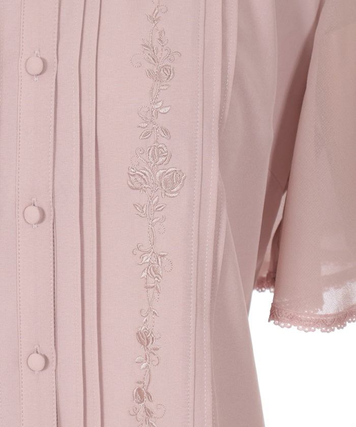 Lace Sailor Embroidery Blouse – axes femme from JAPAN