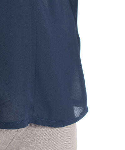 Marine Charm Ribbon Blouse