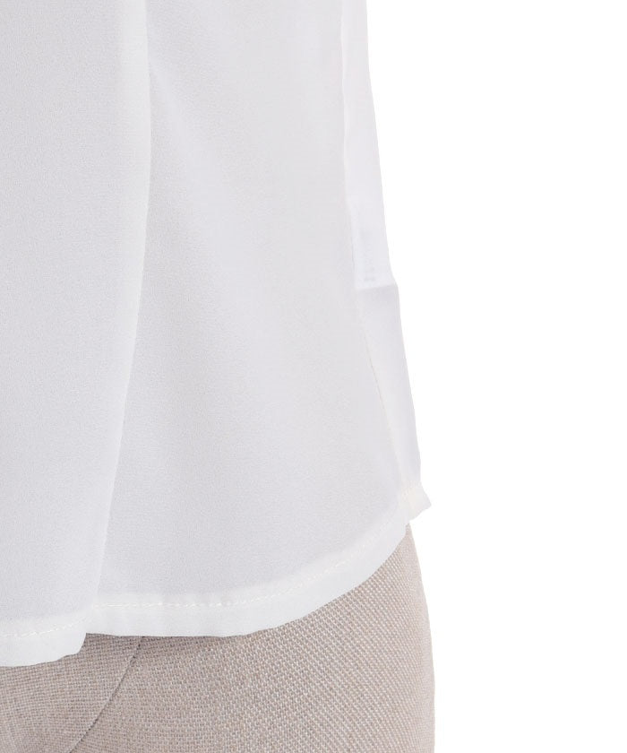 Marine Charm Ribbon Blouse