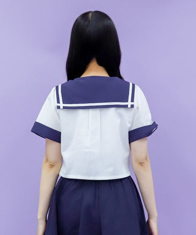 Double Button Sailor Blouse