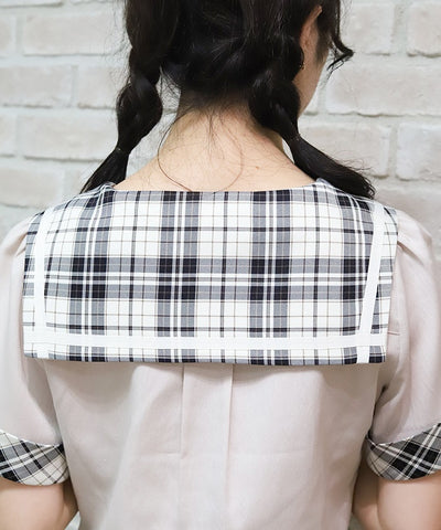 Double Button Sailor Blouse
