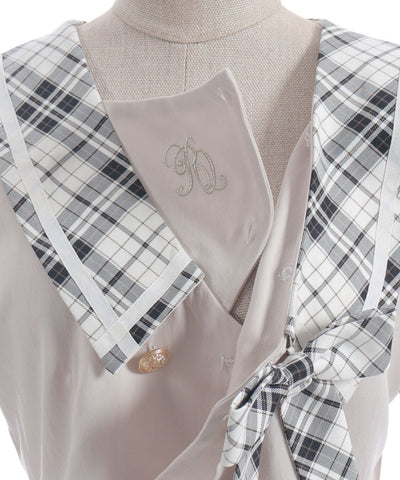 Double Button Sailor Blouse