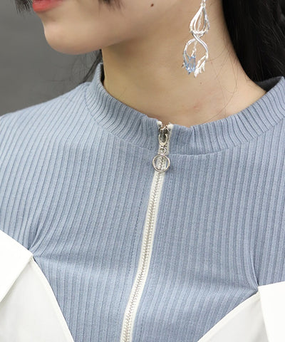 Layered Flare Sleeve Shirt