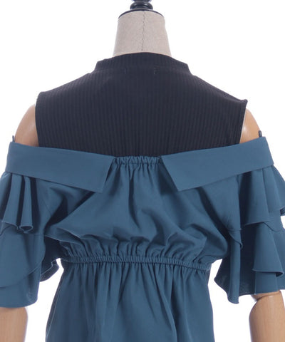 Layered Flare Sleeve Shirt