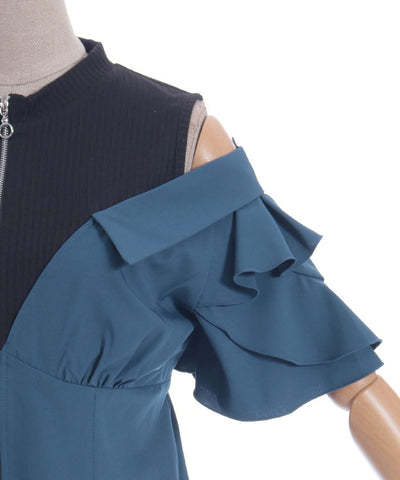 Layered Flare Sleeve Shirt